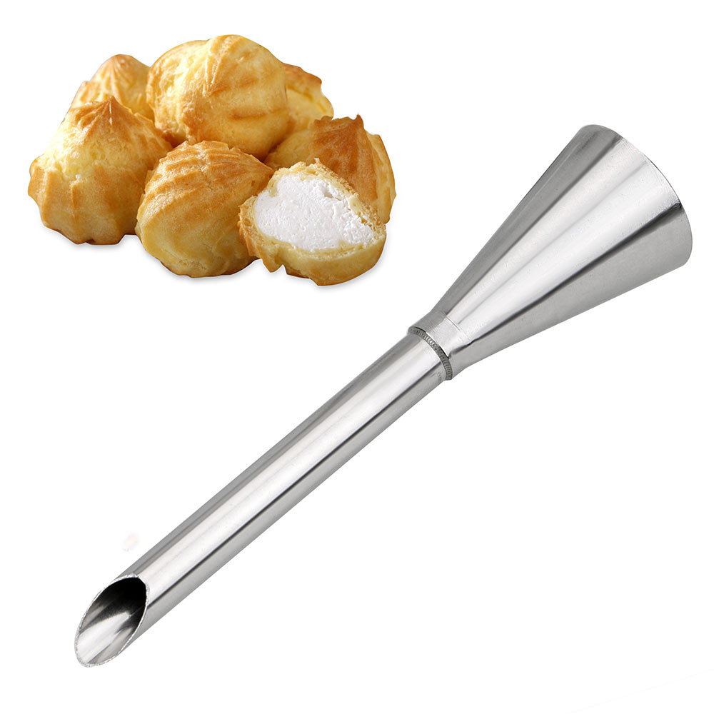 Jual 1/2PCS Stainless Steel Cream Nozzles Pastry SyringeIcing Piping ...
