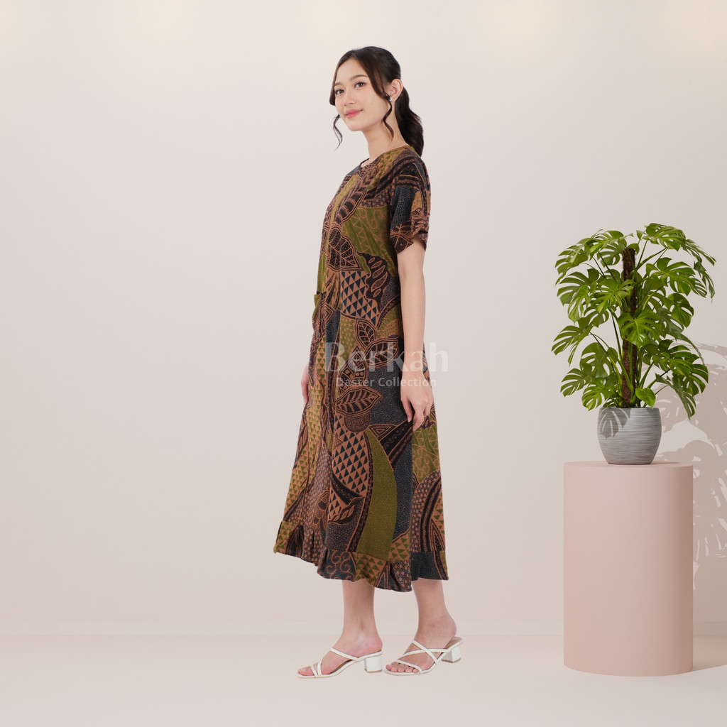 Daster Batik Rayon Busui Resleting Surya Teja 4