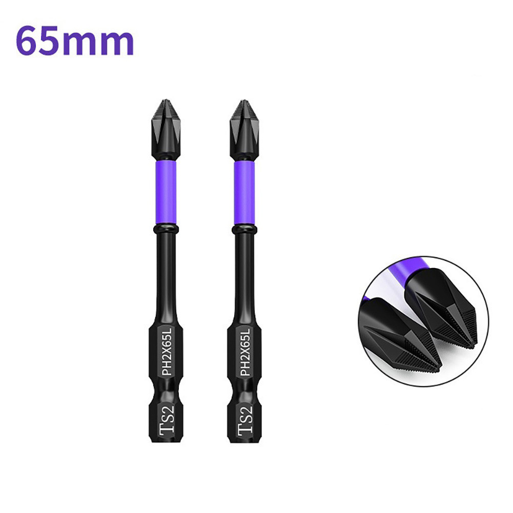 Jual Non-slip PH2 Magnetic Bat Head Cross Screwdriver Hardness Drill ...