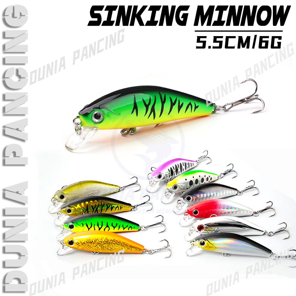 Lot De 6 Leurres Minnow Jigging 1 Oz – Couleur Candy – Pêche En Eau Douce/salée – Neuf