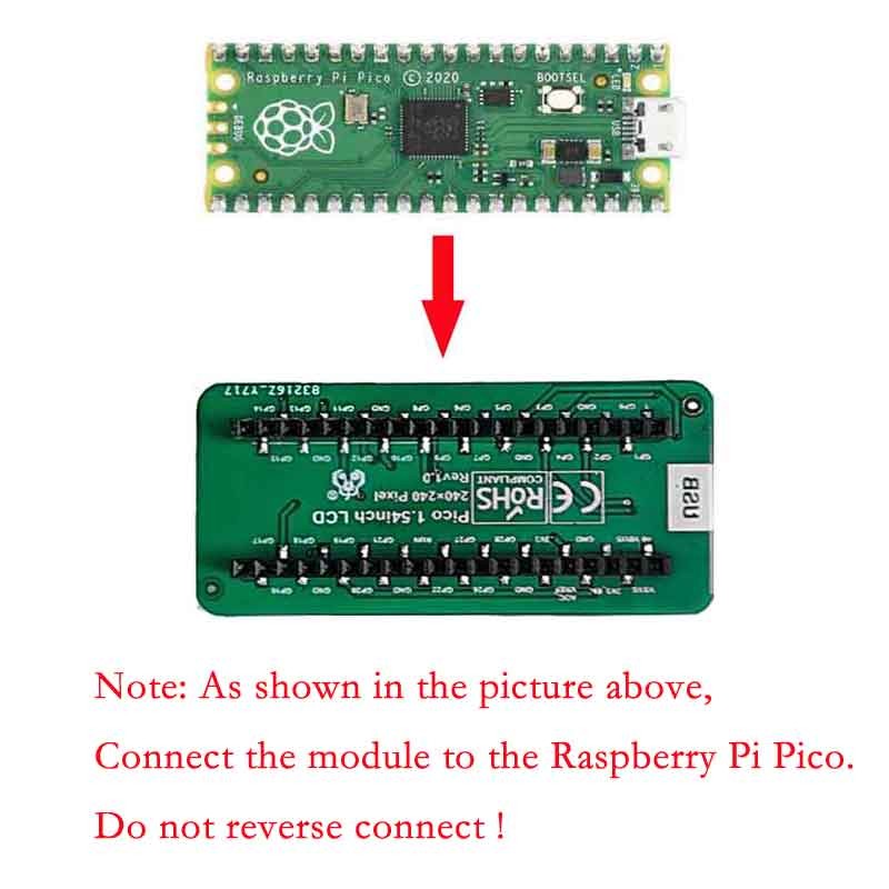 Jual Raspberry Pi Pico Game Module 1.54inch LCD display screen with ...