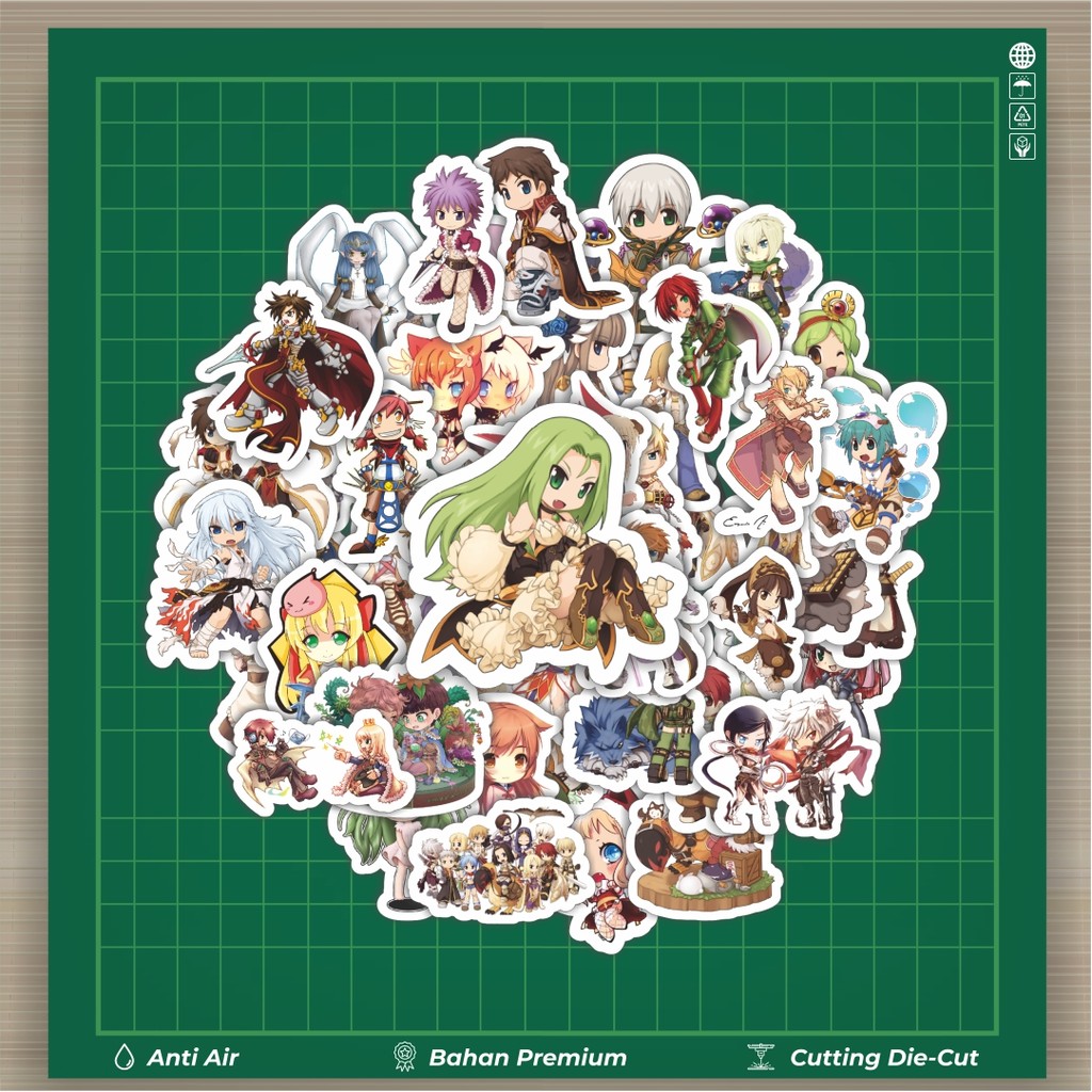 Jual HOT 50 PCS STIKER Stiker Game Series Ragnarok Online Game Chibi ...