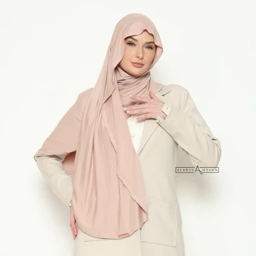 Alawiyahijab Yona Instant TENCEL™ Bamboo Pashmina Oval Antibacterial (Instant Pashmina Curve