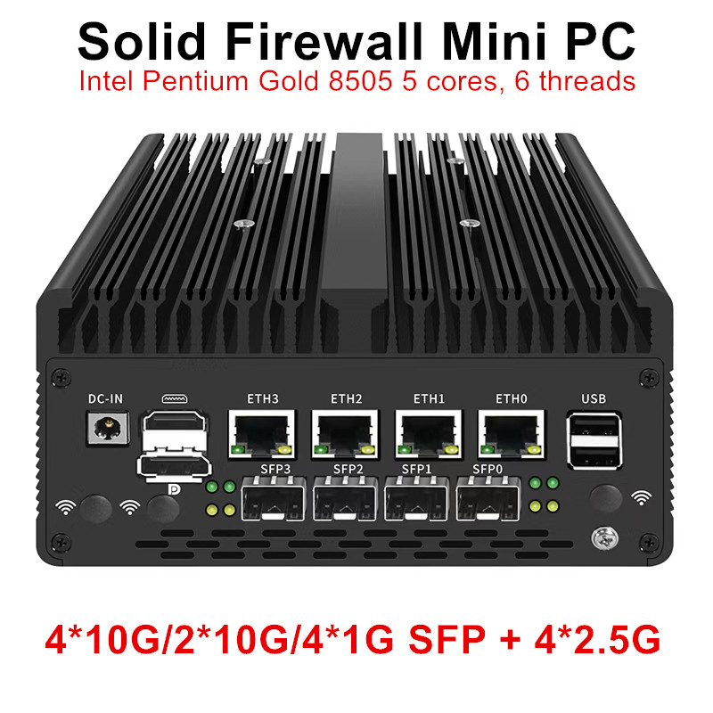Jual New Solid Firewall Appliance 12th Gen Intel Pentium Gold 8505 10G ...