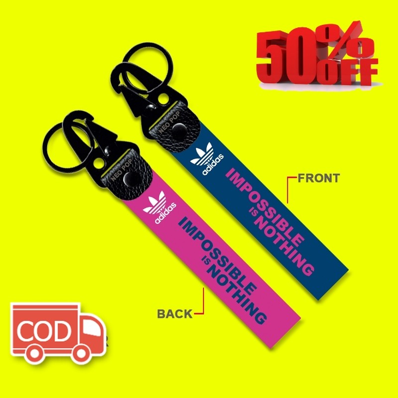 Jual GANTUNGAN KUNCI PREMIUM IMPOSSIBLE IS NOTHING KEYCHAIN LOGO ...