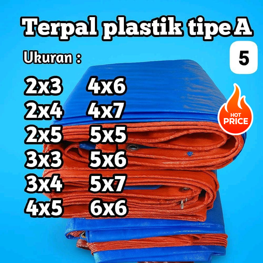Jual Terpal A5 Original KOREA Ukuran Lengkap 2x3 2x5 3x3 3x4 4x4 4x5 ...