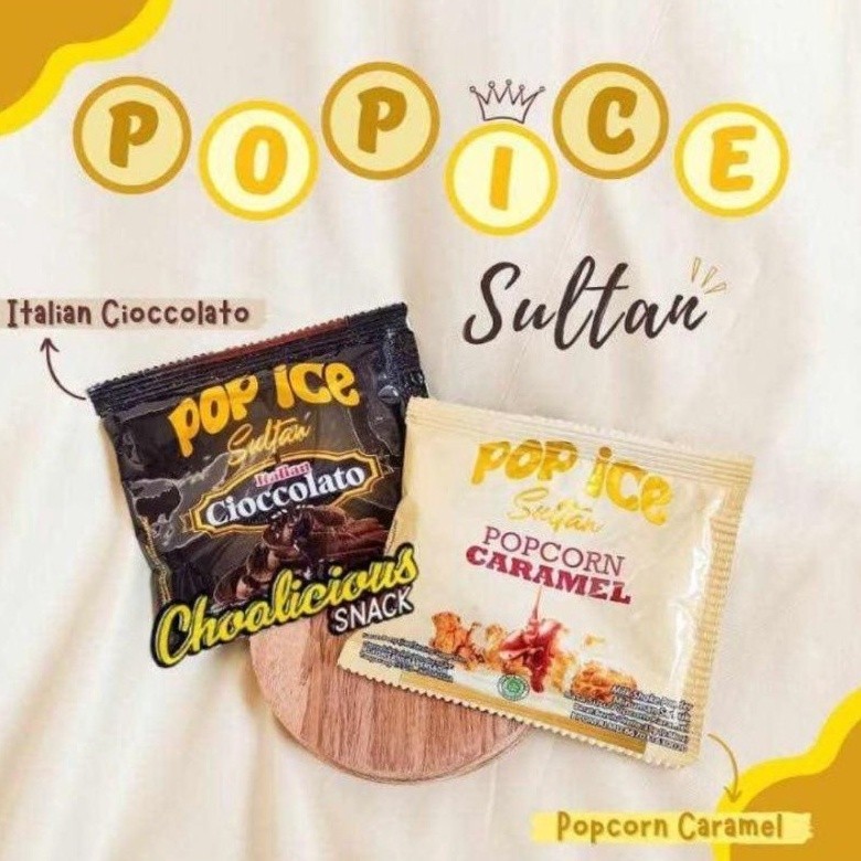 Jual POP ICE 25 GRAM SACHET MINUMAN ES BLENDER ECERAN ALL VARIAN ANEKA ...