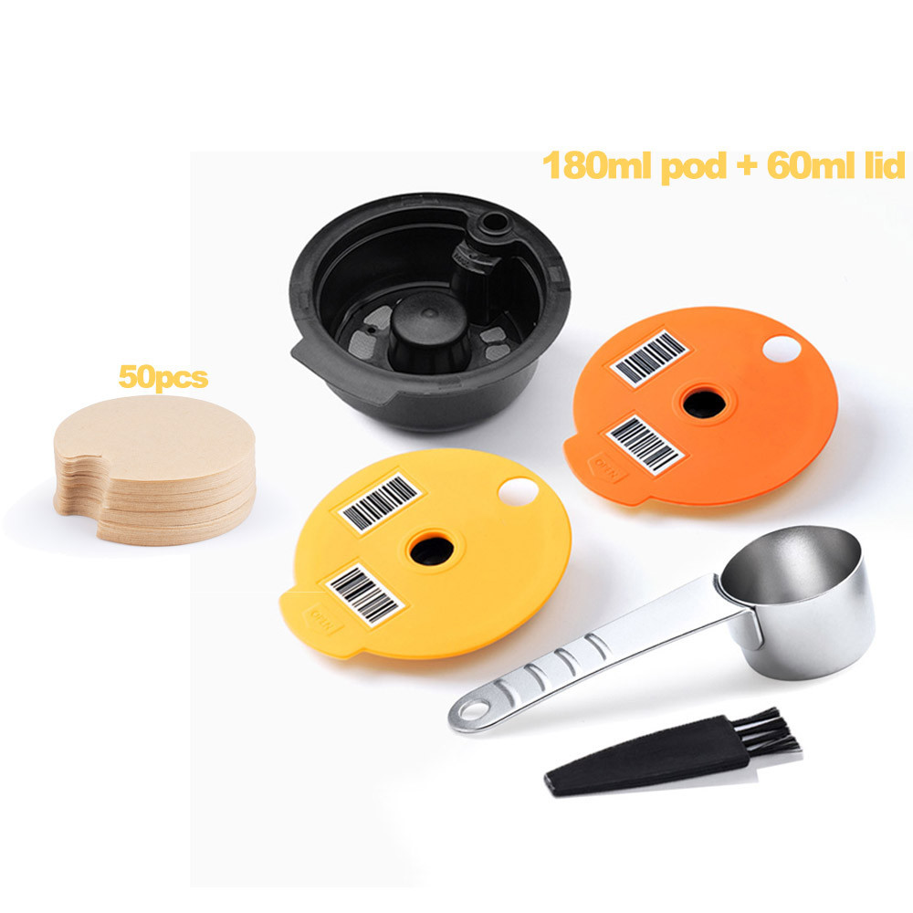Reusable Pods Coffee Capsule for BOSCH-s Machine Tassimo Refillable Filters  Capsule Cup Silicone Lid Bean Pod Manufacturer
