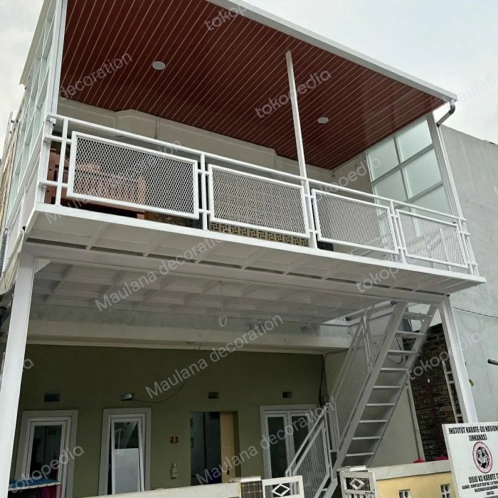 Jual mezzanine outdoor + kanopy plavon pvc | Shopee Indonesia