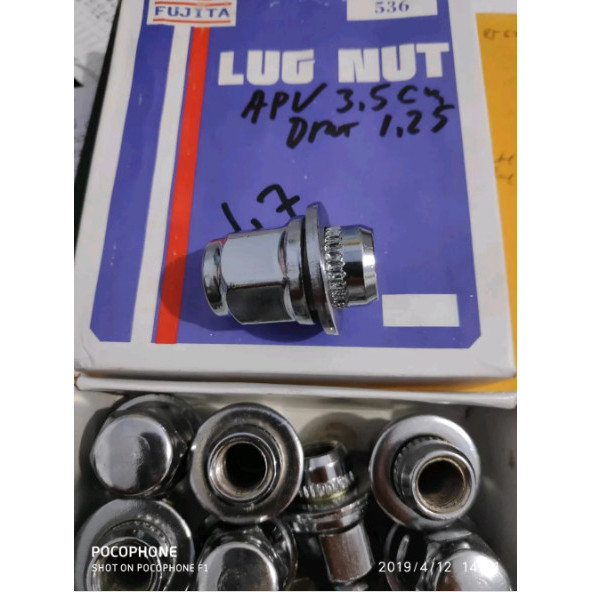 Jual JUAL Mur Baut Roda Apv Drat Halus 1.25 With Ring BEST SELLER ...