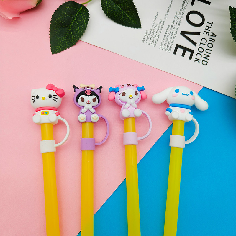 Jual Silikon Penutup Sedotan Sanrio 10mm/ Penutup motif karakter imut ...