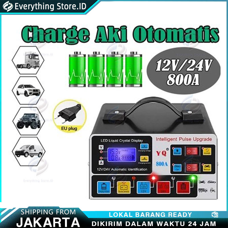 Jual Charger Aki Otomatis Smart Intelligent Auto Repair Mobil Pengisi