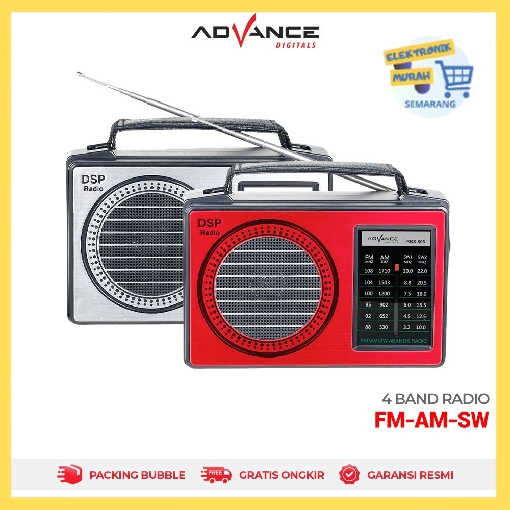 Jual Advance Radio RBS 805 FM/AM / SW1 /SW2 [EMS] | Shopee Indonesia