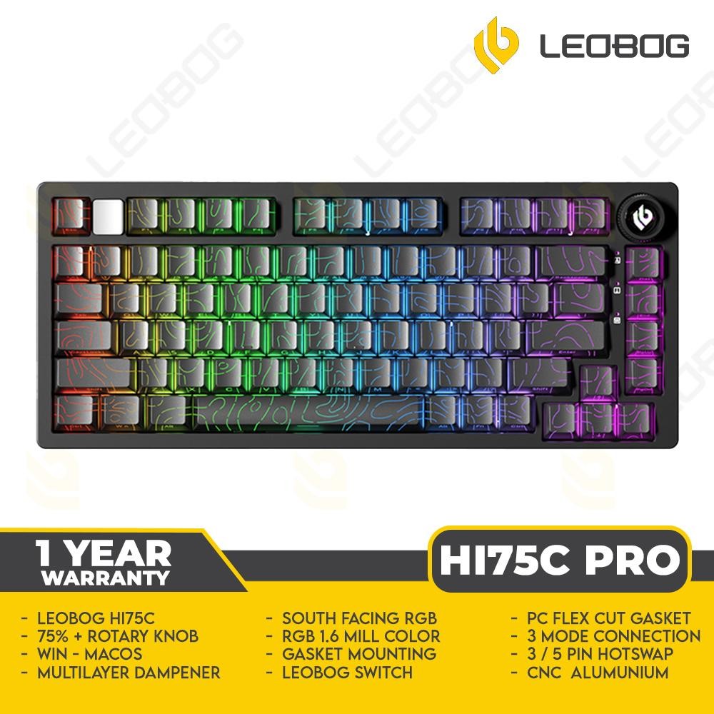 Jual Leobog HI75C PRO Black Contour - Mechanical Keyboard 75% - 3 Mode ...