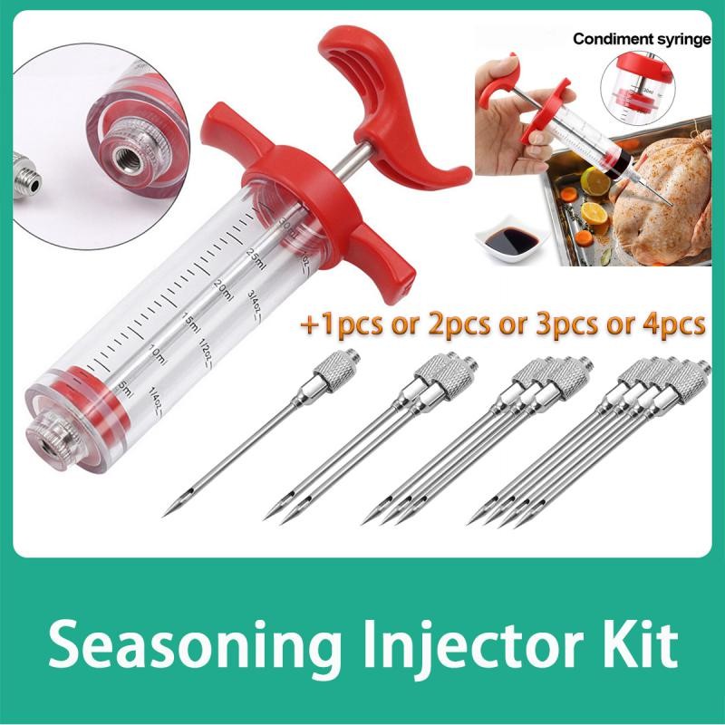 Jual Marinade Meat Seasoning Injector Kit Turkey Meat Injectors ...