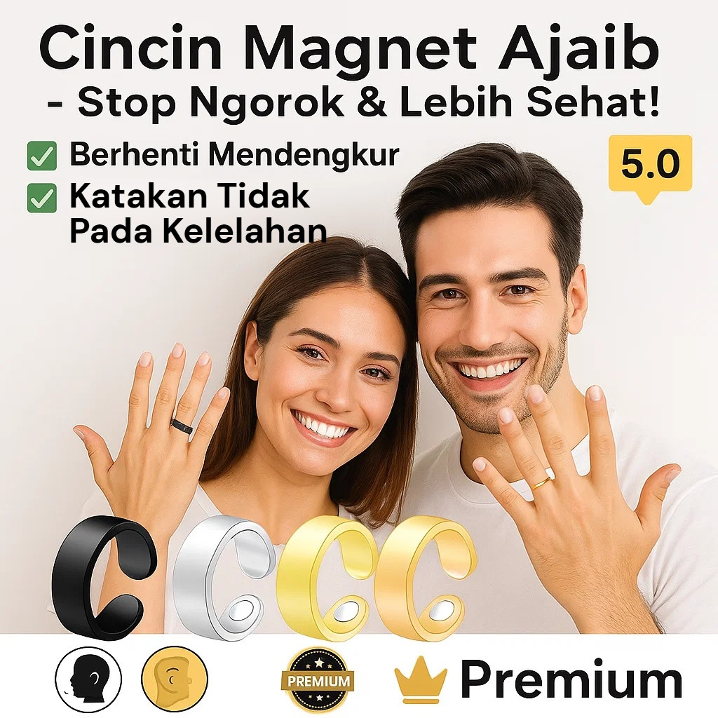 Jual COD+Kirim Dalam 24 Jam Cincin Perawatan Kesehatan Magnet/Magnetic ...
