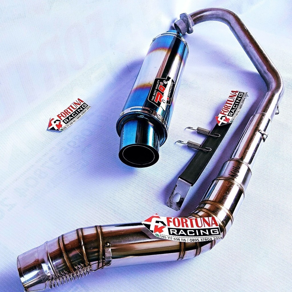 Jual Knalpot R9 mugello blue for Satria fu Vixion Cbr15 CB Byson, Verza ...