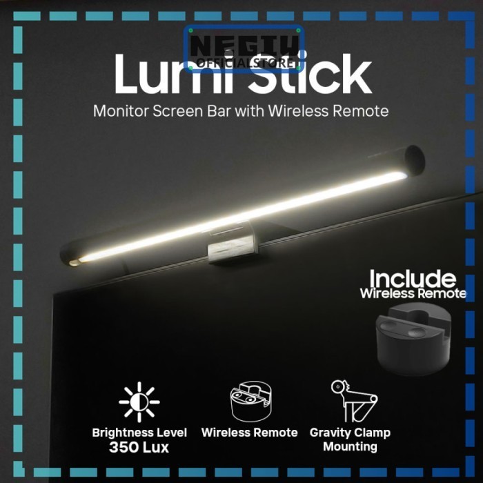 Jual Noir Neo Lumi Stick Monitor Screen Bar with Wireless Remote - Lumi ...