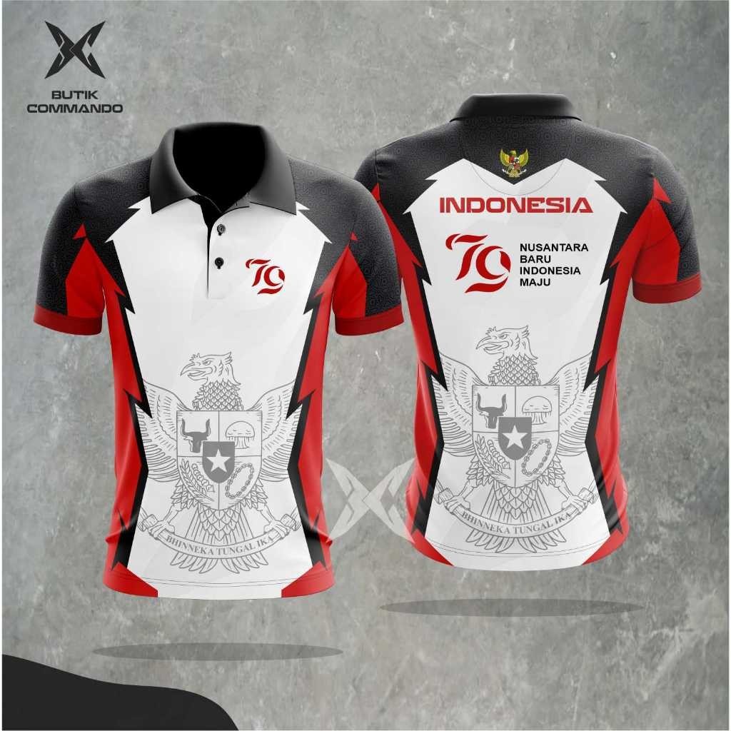 Jual cy64bm Kaos Printing Pria Wangki Polo 17 Agustus 2024 Custom