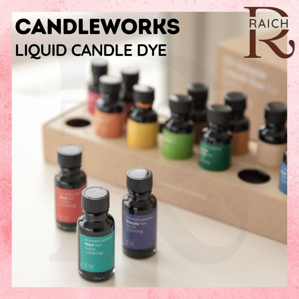 Jual CANDLEWORKS Oil Soluble Liquid Dye - Liquid Candle Colorant ...