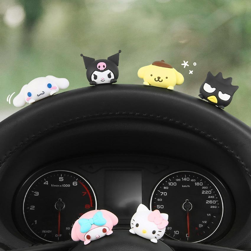 Jual Pajangan Dashboard Mobil Sanrio Hellokitty My Melody Kurommi ...