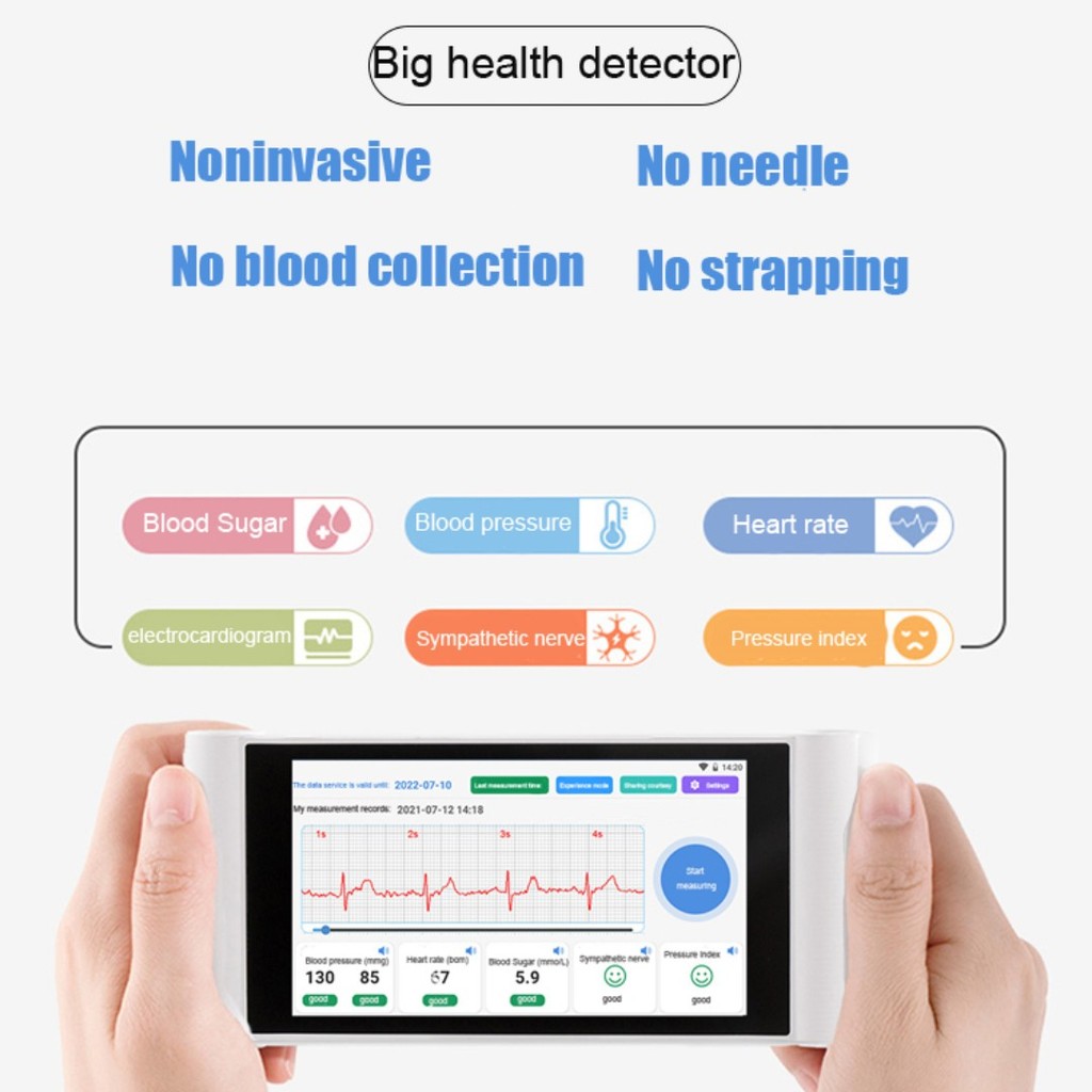 Jual Non-Invasive Glucometer No Blood Collection Blood Glucose Meter ...