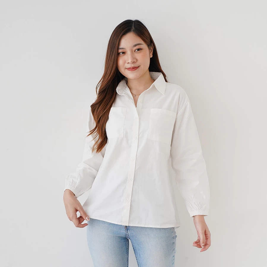  Kemeja Oska Balloon Sleeve Oversized