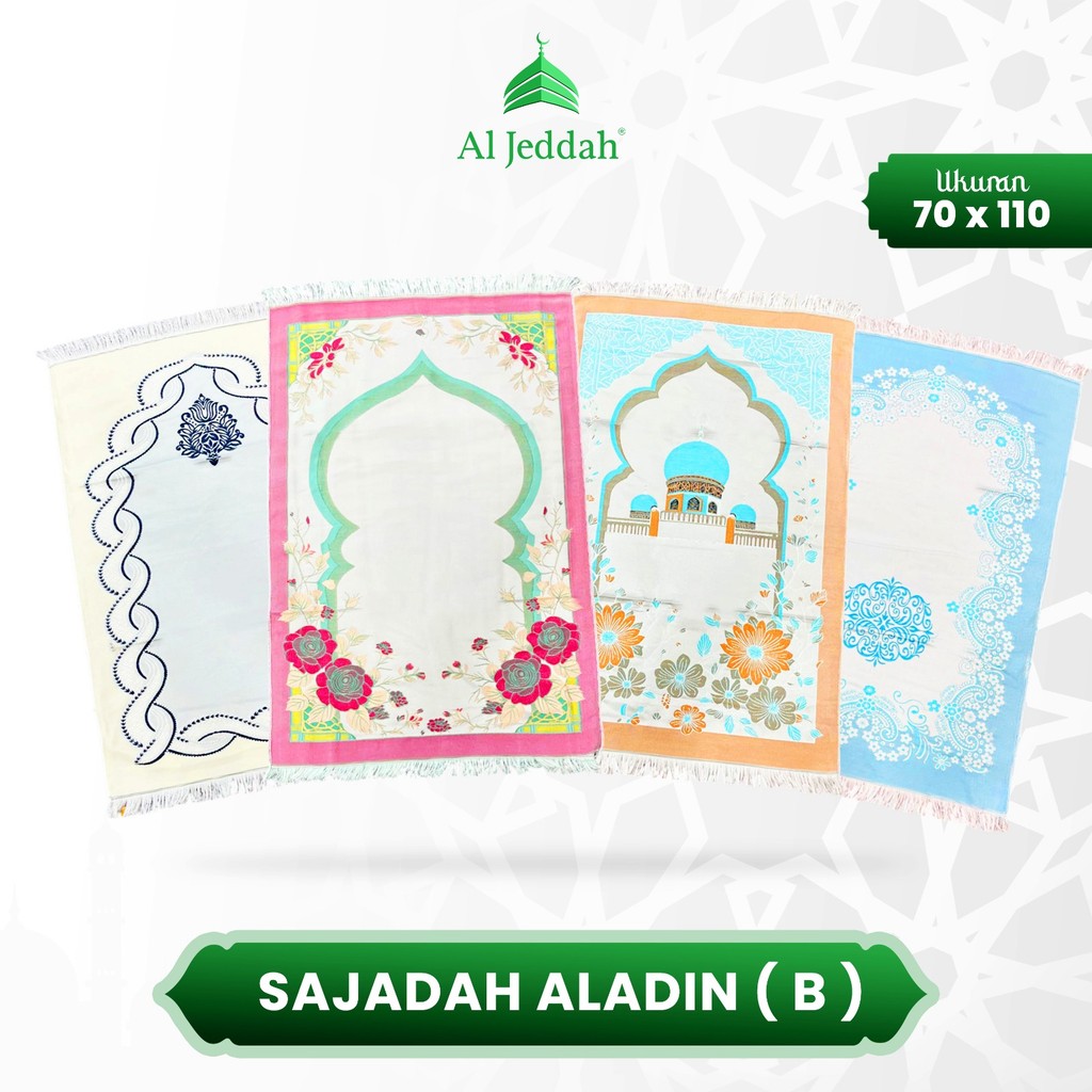 [NEW LAUNCH] AL Jeddah Sajadah ALadin Travel Praktis 70x110 Sajadah Lipat Saku Premium I Sajadah Traveler