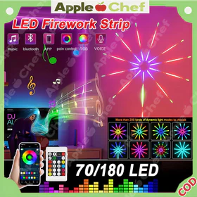 AppleChef 78 180LED Lampu Strip Magic Color Lamp RGB Bentuk Kembang Dengan Music Untuk Dekorasi