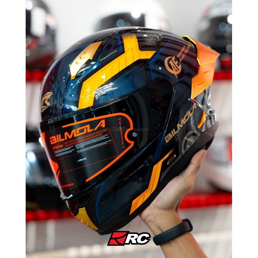 Jual Helm Motor Full Face Bilmola NEX R Gundam Unicorn Blue