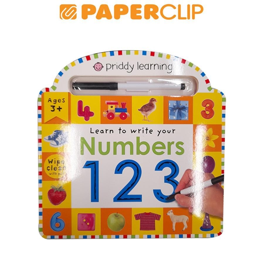 Jual LEARN TO WRITE YOUR : NUMBERS (WIPE & CLEAN BOOK) | Shopee Indonesia