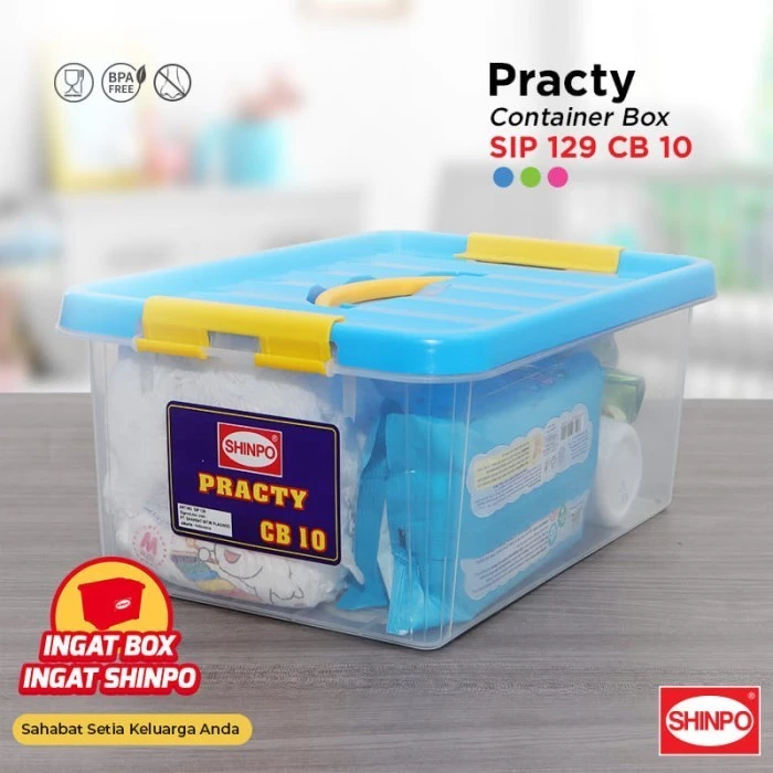 MICTON Shinpo SIP 129 CB 10L Transparan Kuat Serbaguna