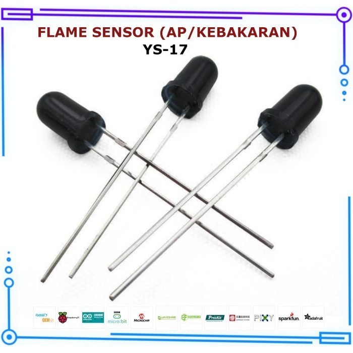 Jual SYS99 Flame Sensor YS-17 LM393 Sensor Api Kebakaran Module - YS 17 ...