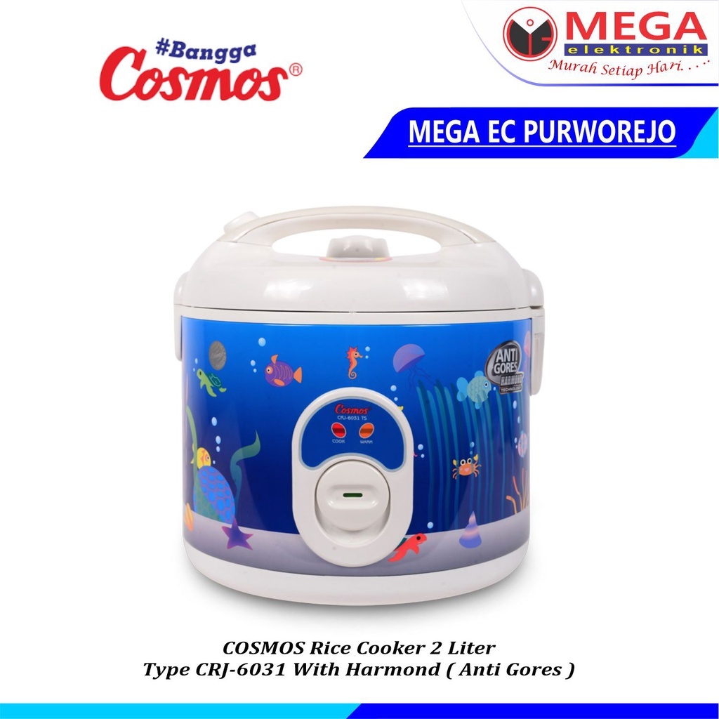 Jual COSMOS RICE COOKER CRJ-6031 2 LITER RICE COOKER COSMOS CRJ-6031 ...