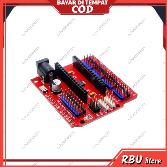 Jual I/O Expansion Shield Extension Board For Arduino NANO dan UNO 3.0 ...