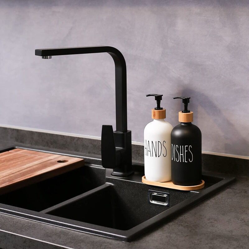 Jual [ME] Botol Tempat Sabun Tangan dan Cuci Piring Kaca / Botol Sabun ...