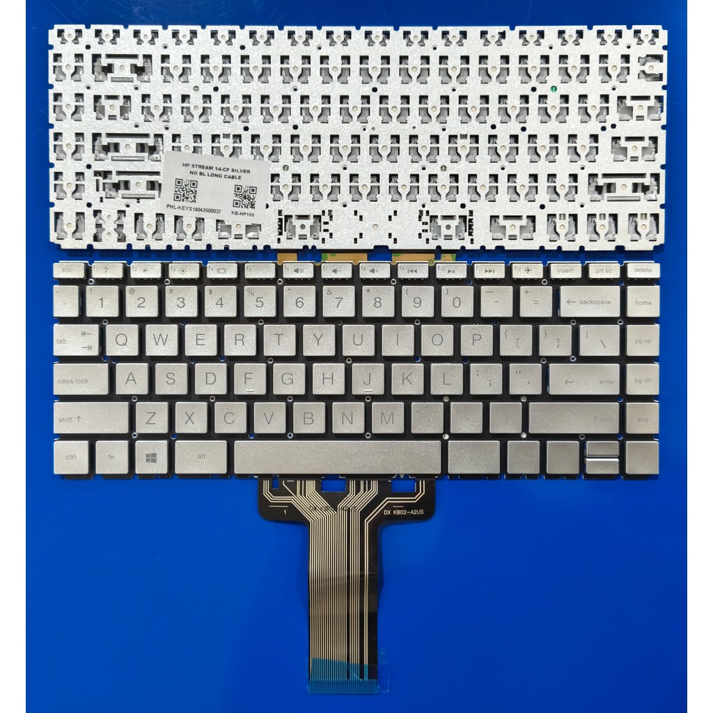 Jual KEYBOARD HP STREAM 14-CF SILVER NO BL LONG CABLE | Shopee Indonesia