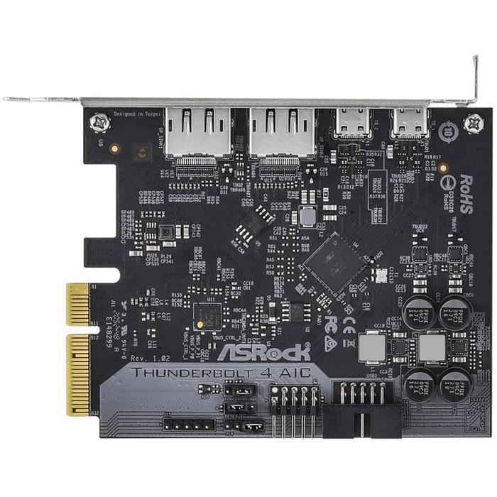 Jual ASROCK ACCESSORY THUNDERBOLT 4 AIC PCIE 3.0 X4 (2X TYPE-C PORTS ...