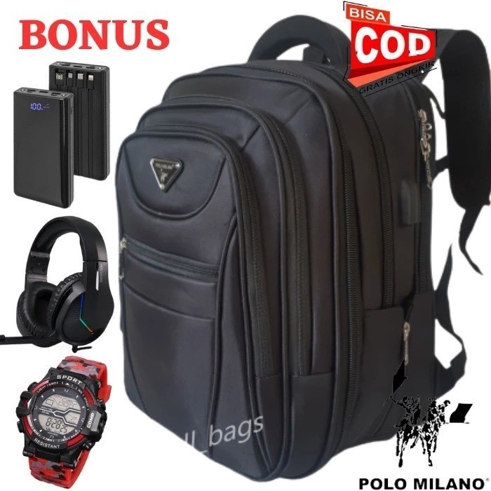 Polo Milano Ransel Backpack Elegan main image 1