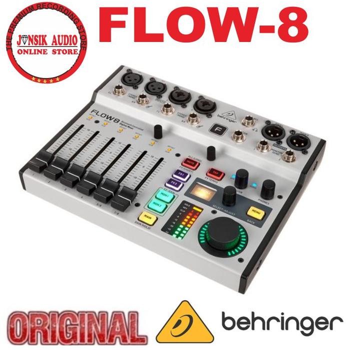 Jual Behringer FLOW 8 8-Input Digital Mixer with Bluetooth | Shopee ...