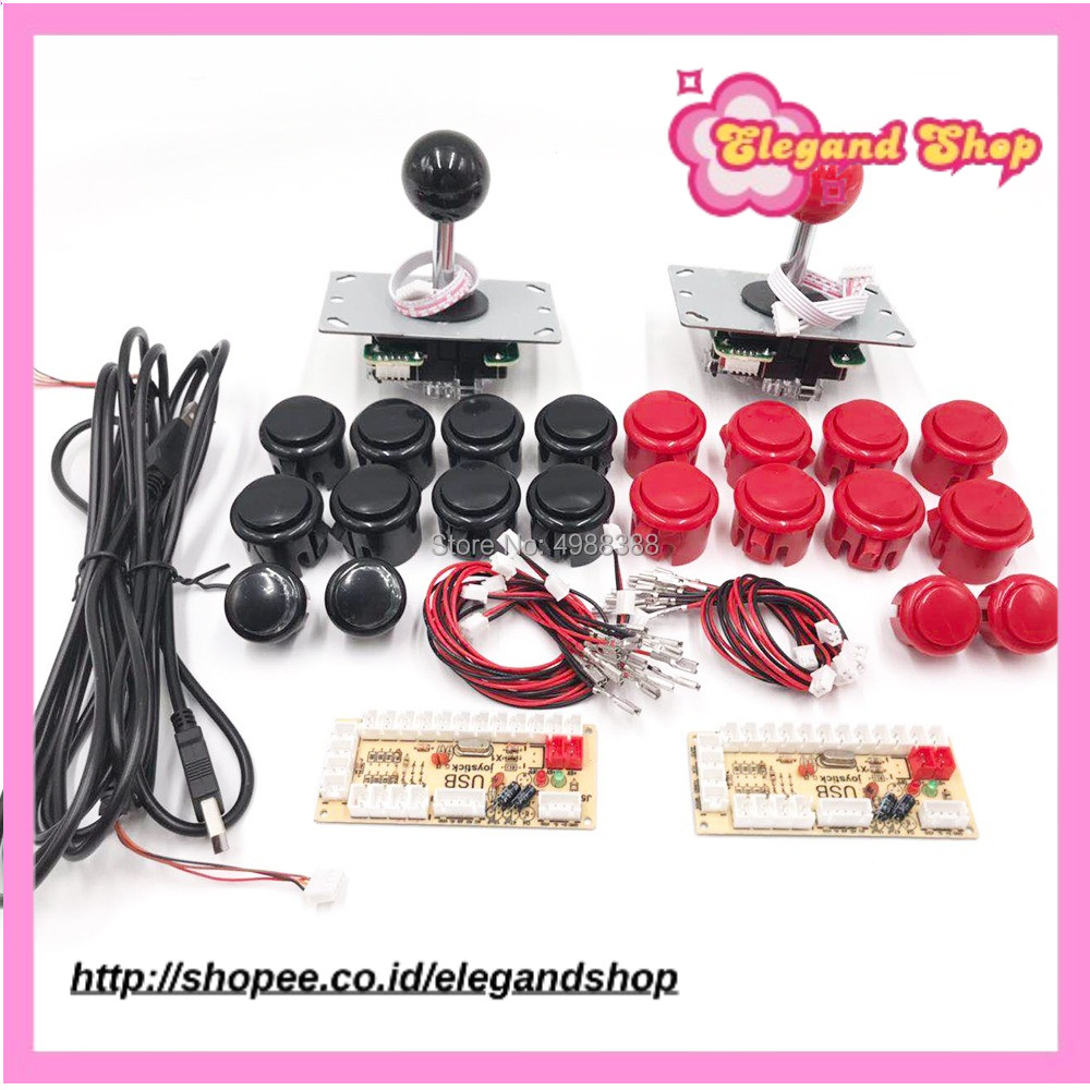Jual Arcade Joystick DIY Kit Zero Delay Arcade DIY Kit USB Encoder To ...
