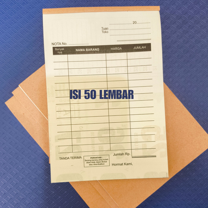 Jual PROMO NOTA KONTAN 1 PLY - NOTA HVS TERMURAH - NOTA UKURAN SEDANG ...