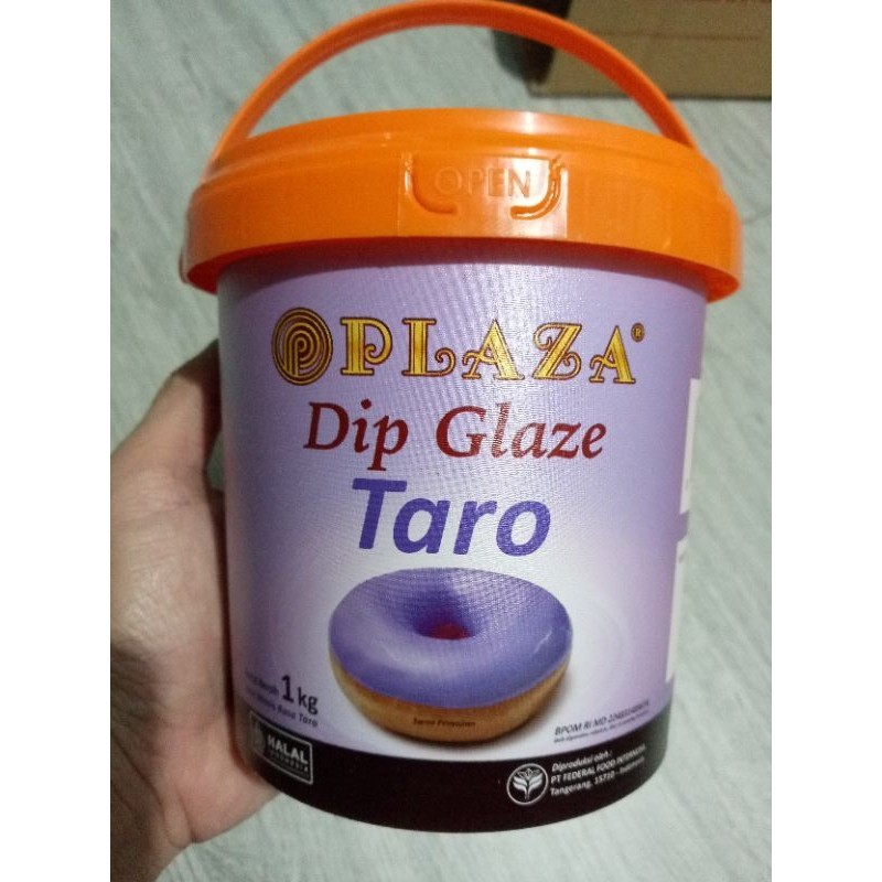 Jual Plaza Dip Glaze Taro 1kg Selai Olesan Donat, Roti Bakar dan ...