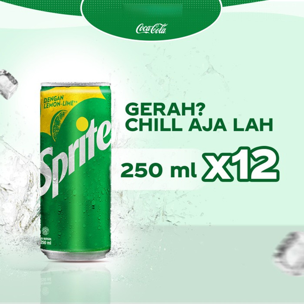 Jual Sprite Lemon Lime Minuman Soda Kaleng 250ml - 1 Dus (24 Pcs ...