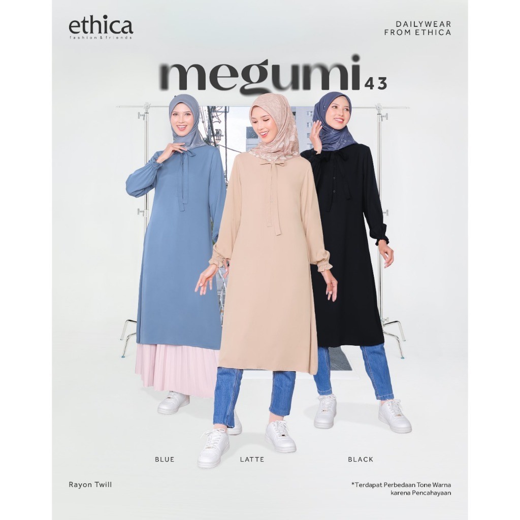 Jual Galeri Ai/ Galeri Ai/ Atasan Tunik Wanita Megumi 43 Casual by ...