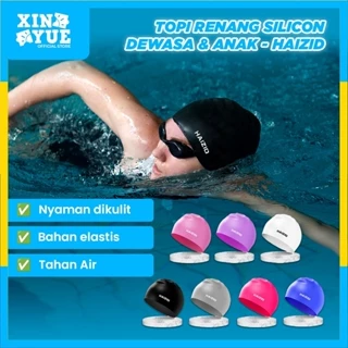 Xin Yue Topi Renang Dewasa Haizid Swim Cap Silikon Elastomeric  Motif, Penutup Kepala Anti Air