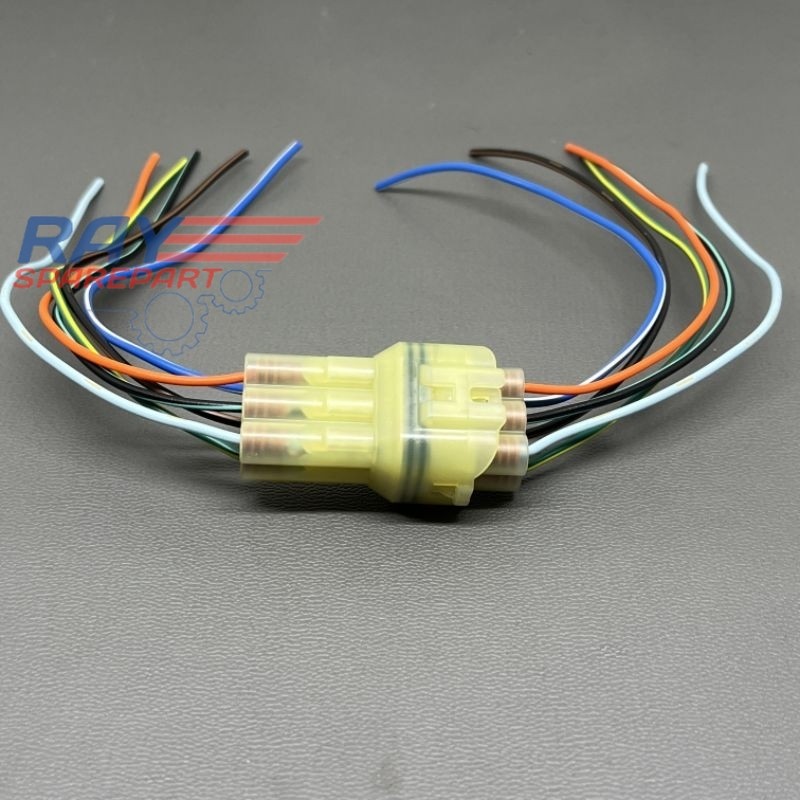 Jual SOKET SOCKET KABEL DLC RESET RISET SHORT KAWASAKI 6 PIN SET MALE ...
