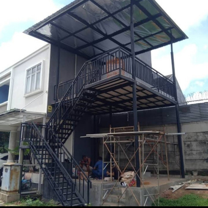 Mezzanin outdoor rumah dan garasi harga/1m²