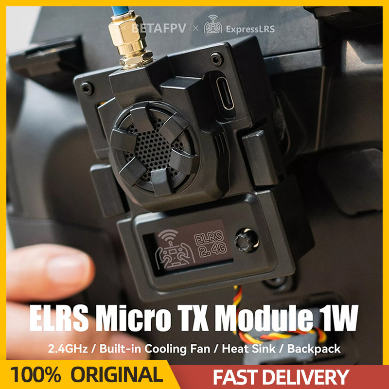 Jual ELRS Micro TX Module 2.4G 1W Backpack Built-in Cooling Fan Heat ...
