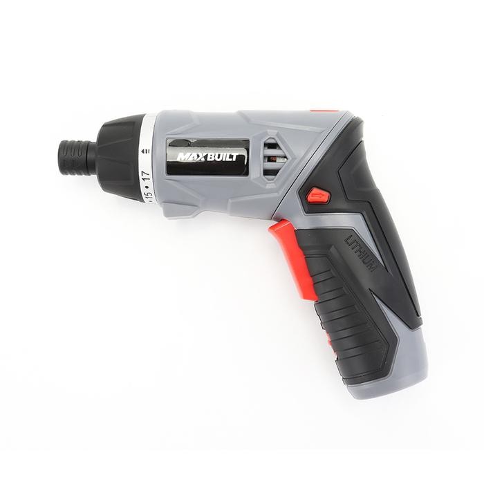 Jual AZKO Maxbuilt Set Obeng Cordless 3.6V - Abu-Abu Screwdriver Alat ...